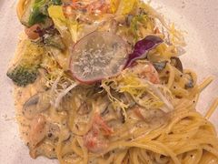 黑松露蘑菇奶油意大利面-柠檬树茶餐厅(海雅缤纷城店)