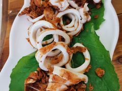 干炸鱿鱼-金丝饭庄(金丝新天地保障性住宅小区店)