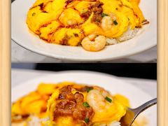滑蛋牛肉虾仁饭-有章牛杂(石厦店)