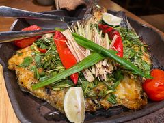 香茅草烤罗非鱼-云海肴·汽锅鸡·云南菜(天山百盛优客店)