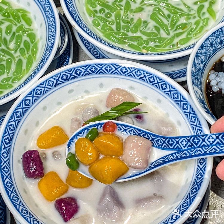 深圳惊现泰式手工糖水‼️斑斓凉虾巨巨好吃‼️