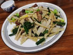 高山笋炒鲜肉-下梅人家土菜馆(历史文化餐厅度假区店)