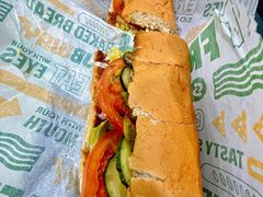 12英寸金枪鱼照烧鸡双拼三明治-赛百味SUBWAY(万柳华联店)