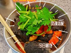 经典肉酱味臭豆腐-自黑豆夫·臭豆腐夹馍(四海唐人街店)