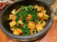 石锅韭香鸡蛋豆腐-泰钰丰烤鸭(永安道店)
