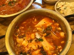 海鲜豆腐锅-金北顺大锅家(신사본점)