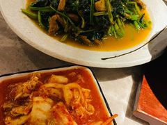 沙茶牛肉空心菜-雷泰泰台式胡椒虾(滨江金铂湾店)