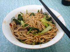 猪肝面加青菜（干拌）-泰顺江南春面馆