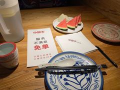 餐具摆设-小放牛炒菜馆(三丰店)