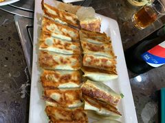 韭菜锅贴-德顺斋爆肚涮肉馆·烧烤·羊蝎子·清真炒菜(马驹桥店)