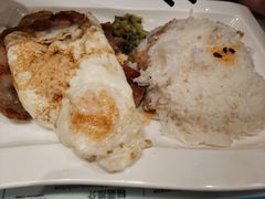 蔥油豬排煎蛋飯-敏华冰厅(德福广场店)