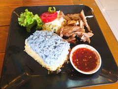 -蝶豆花蓝面条