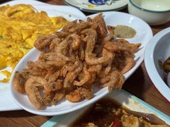 炸河虾-遇见小院—虹鳟鱼•农家菜(怀柔店)