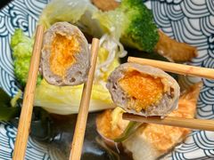 爆浆咸蛋黄牛肉丸~1个-柚下次·关东煮