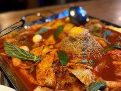 火山炒年糕-包装马车·韩国料理·포장마차