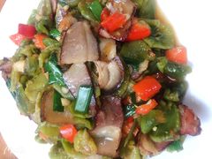 干莴苣炒腊肉-湖南湘菜馆(东湘缘二店)