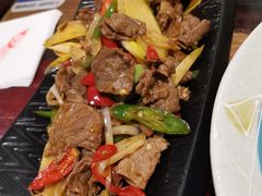 酸木瓜炒牛肉-紫滇源云南生态菜(丹凤街店)