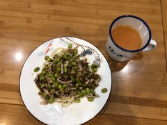 雪菜毛豆肉絲拌麵-陈八两面家(华孚写字楼店)