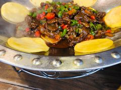 锅贴嫩牛柳-海荣锅贴馆(五味十字店)