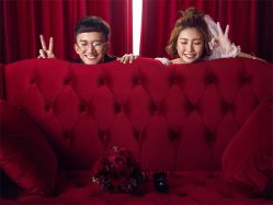 俏皮可爱-巴黎婚纱摄影工作室