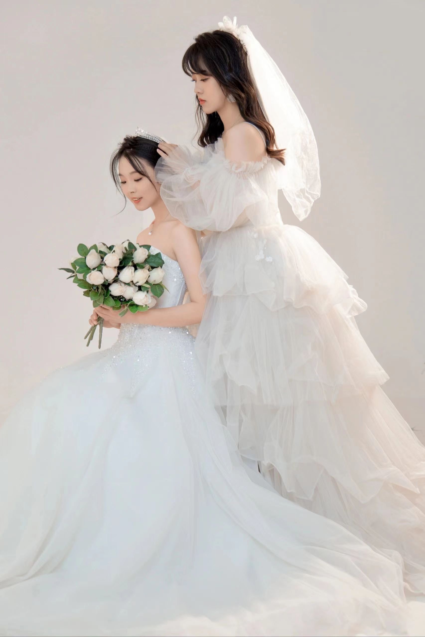 闺蜜写真婚纱照