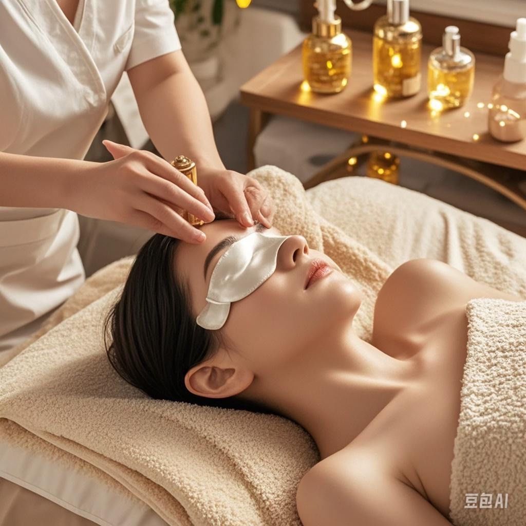 压力消散:眼部spa