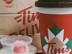 嗨啤浓醇燕麦拿铁-Tims天好咖啡·贝果(融科创意中心店)