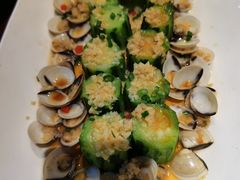 蒜蓉沙白蒸丝瓜-广东道至正餐厅(区庄店)
