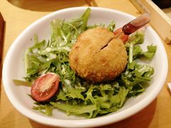 酥炸猪肉裹温泉蛋-胜博殿日式炸猪排(西红门店)