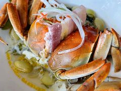 头水紫菜咸肉蒸六月黄-蟹榭·本帮江浙菜·蟹宴(五角场合生汇商场店)