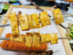 大串牛板筋-土灶台东北大块肉烧烤(风景城邦店)