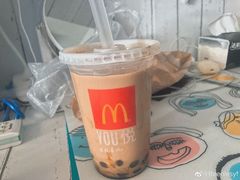 黑糖珍珠奶茶-麦当劳(仙林亚东城得来速店)