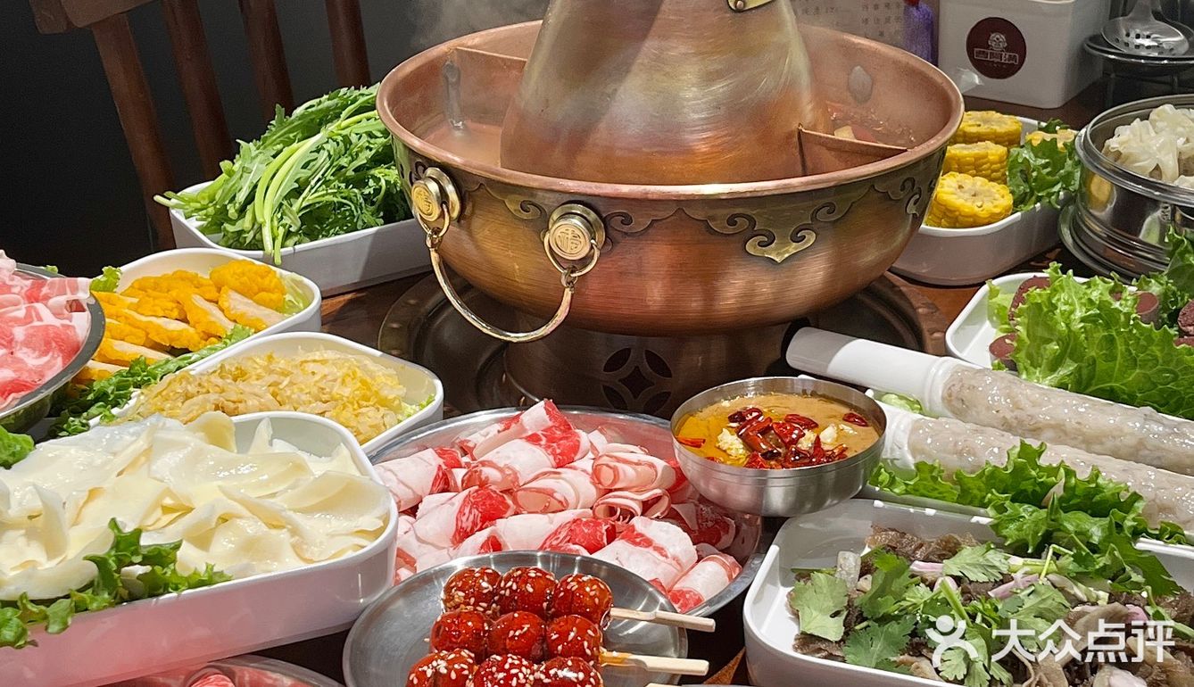 铜火锅涮肉❗️冬天吃真的绝了❗️