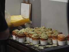 matcha&nbsp;cruffin-Keong Saik Bakery