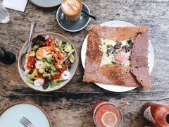 鸡蛋蘑菇熏肉荞麦可丽饼-RAC BAR(安福路店)