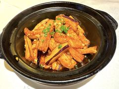 咸鱼茄子煲-百味馆·粤菜·湛江菜(后海花园店)