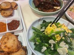 鸡蛋虾皮小白菜-小吊梨汤·北京菜(香山店)