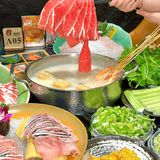 粥底火锅烫豌豆颠这么好吃啊❗️