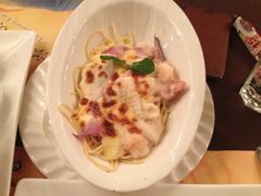芝士海鲜意粉-绿茵阁(体育西分店)