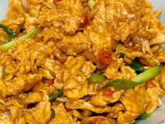 香醋炒土鸡蛋-荆九爷爆炒桥头三嫩(夫子庙店)