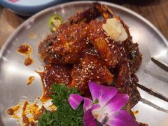 -明洞阿姨·韩式酱蟹烤肉·创意料理(三元桥店)