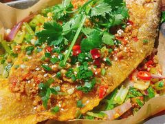 入魂烤黄鱼-红料理|串串有瘾·烧烤(吴中路店)