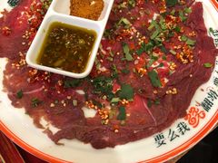 鲜切嫩牛肉-蜀辣居鲜货老火锅(簇桥富顿中心店)