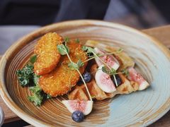 蜂蜜芥末鸡柳可颂华夫-blend咖啡部落(车公庙店)