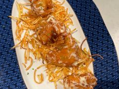 金丝青柠虾球-老知青·东北菜(中华城店)