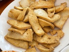 -陕北农家小吃风干羊肉剁荞面