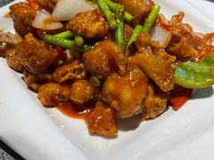 焦溜肥肠-华盛园卷子王农家菜水库鱼