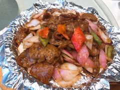 铁板黑椒牛柳-大鸭梨烤鸭(枣园店)