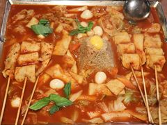 鱼饼火山炒年糕-包装马车·韩国料理·포장마차