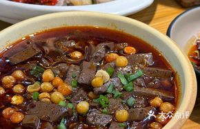 Spicy Duck Blood in Chili Oil